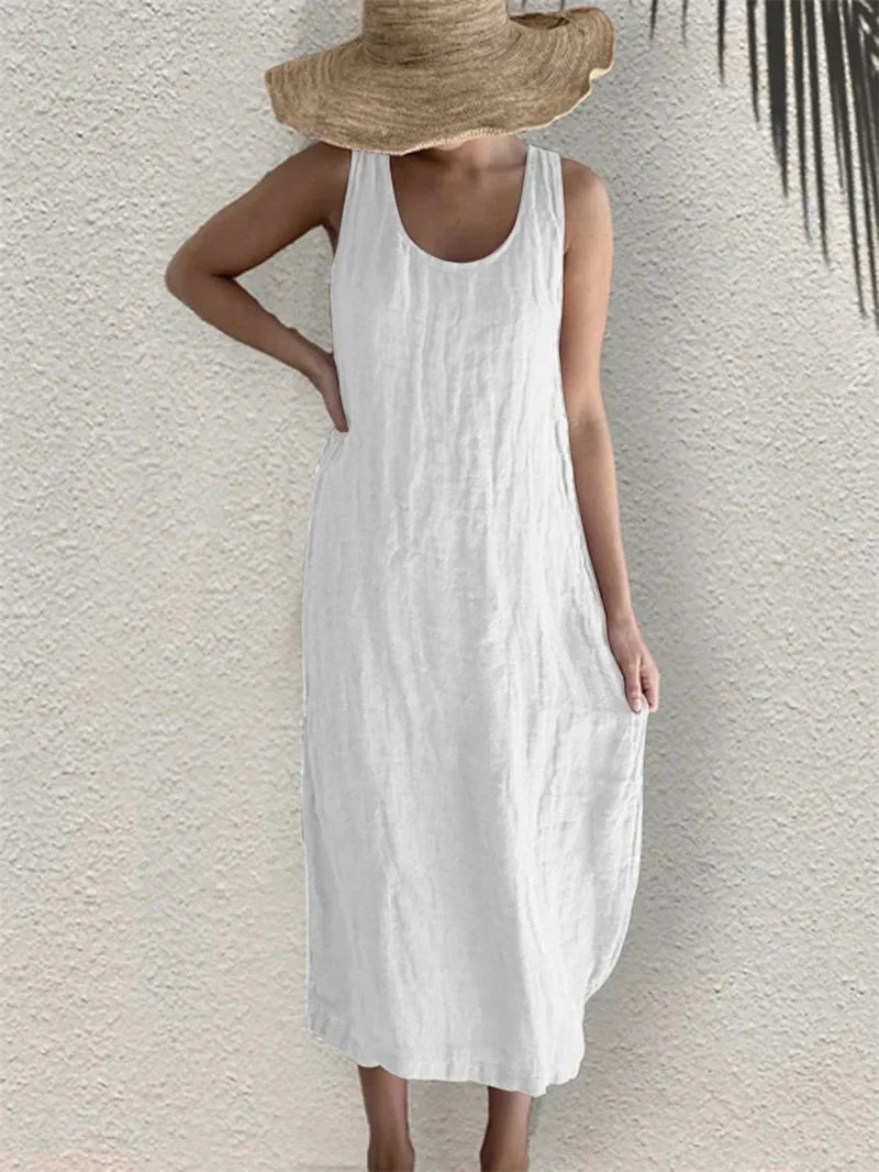 Cavell™ – Sommerkleid im Leinenlook