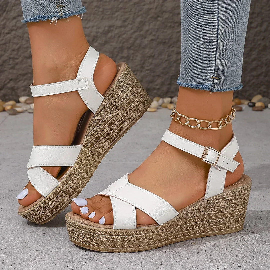 Daphnie™ - Stilvolle Sandali con zeppa