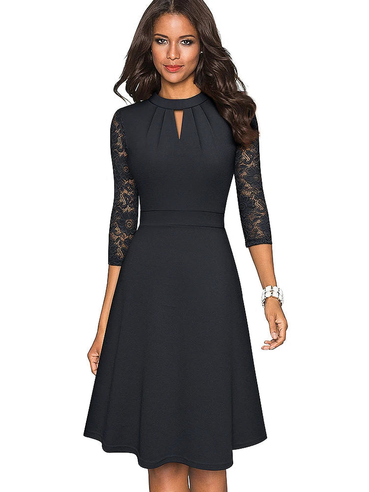 ELKE I ELEGANTES SPITZENKLEID