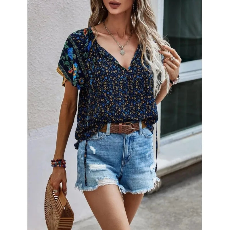 Virginia | Elegante Boho-Bluse