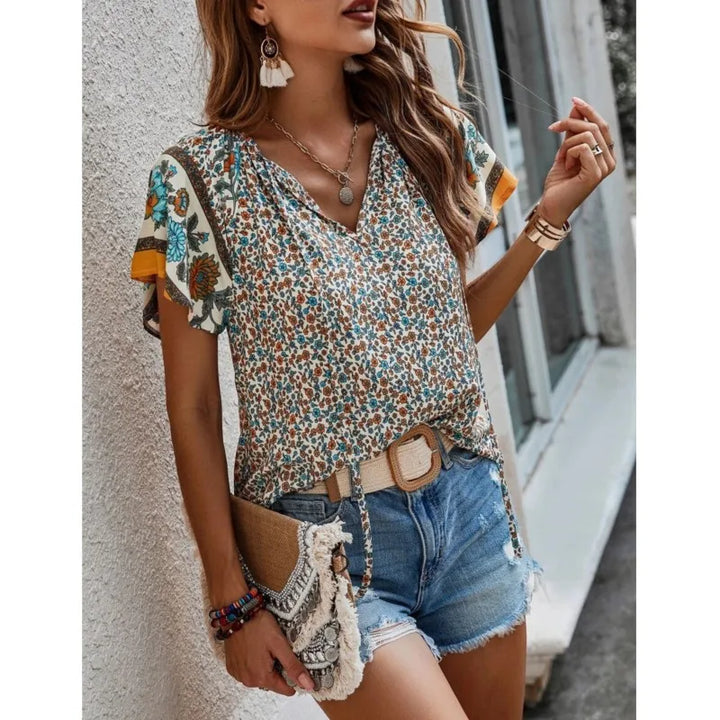 Virginia | Elegante Boho-Bluse