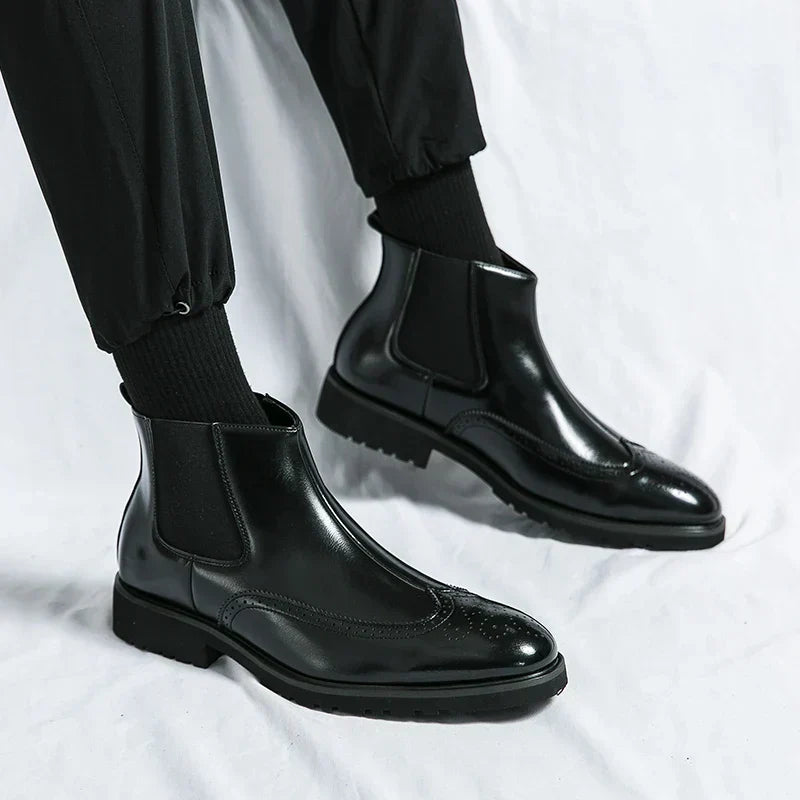 Dwight | Kunstleder Chelsea Boots