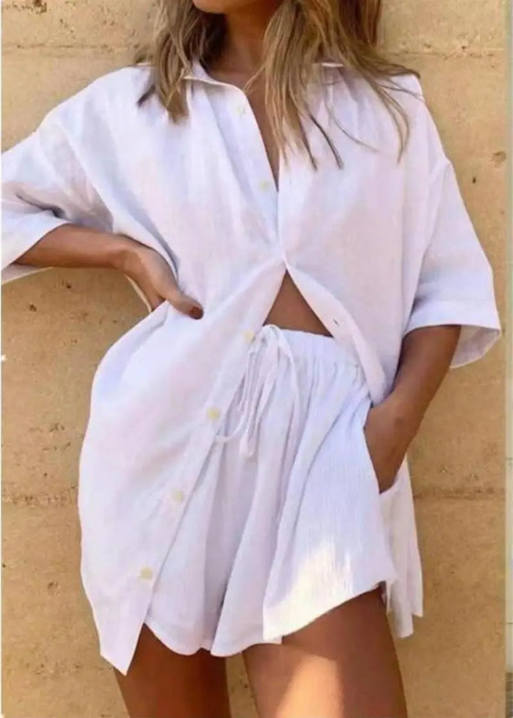 Ellen │ Weiche Baumwoll-Pyjama-Set
