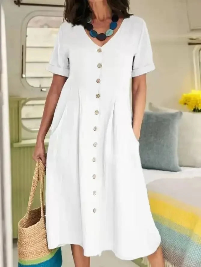 Cavell™ – Sommerliches Knopfkleid mit Eleganz