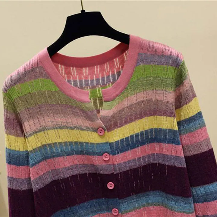 Myrna | Vintage-inspiriertes gestreiftes Weste
