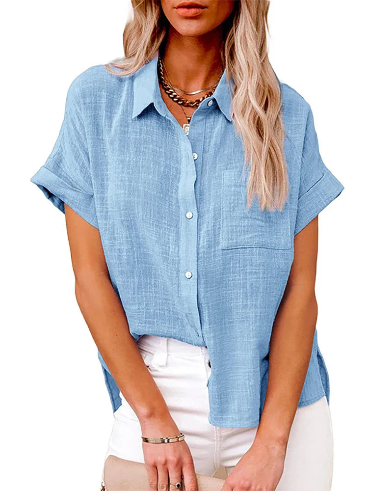 Lindy | Zeitlose Leinenbluse