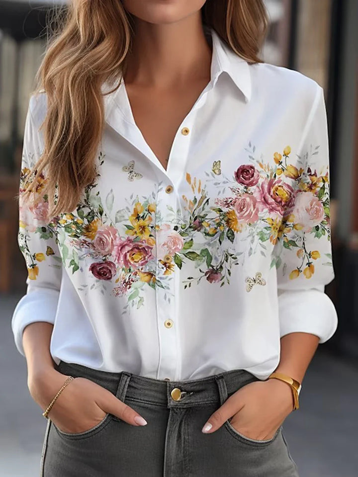 Regine | Elegante Bluse im floralen Design