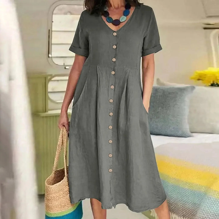 Cavell™ – Sommerliches Knopfkleid mit Eleganz