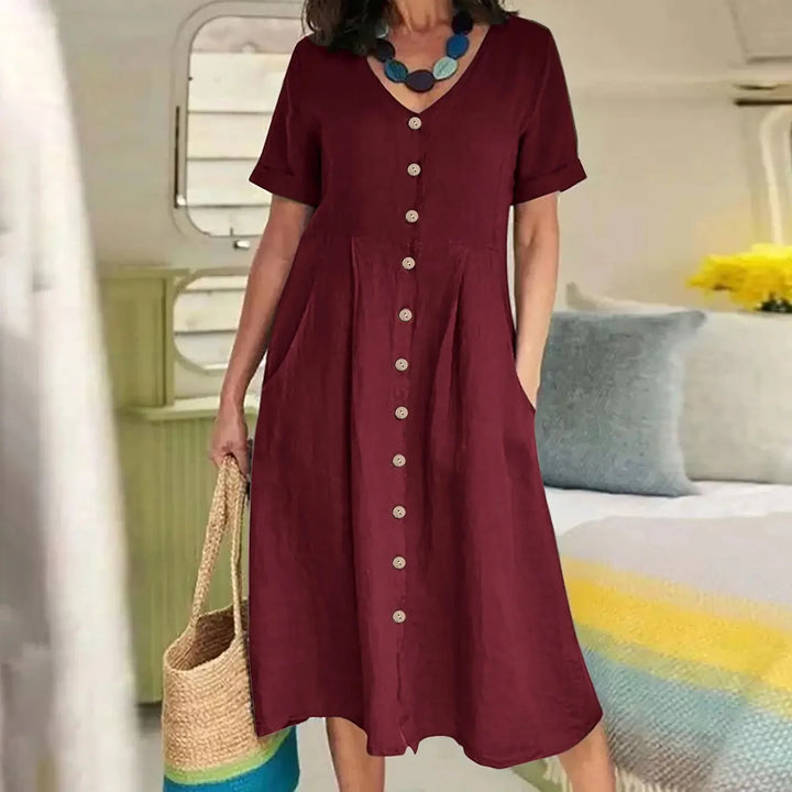 Cavell™ – Sommerliches Knopfkleid mit Eleganz