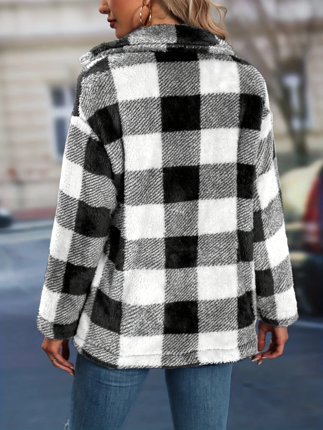 Carla | Lässige kariertes Jacke