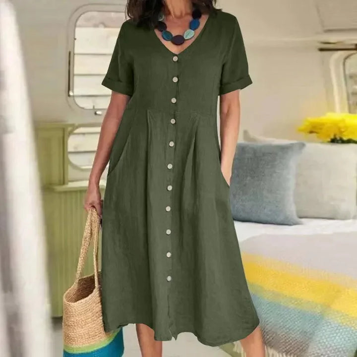 Cavell™ – Sommerliches Knopfkleid mit Eleganz