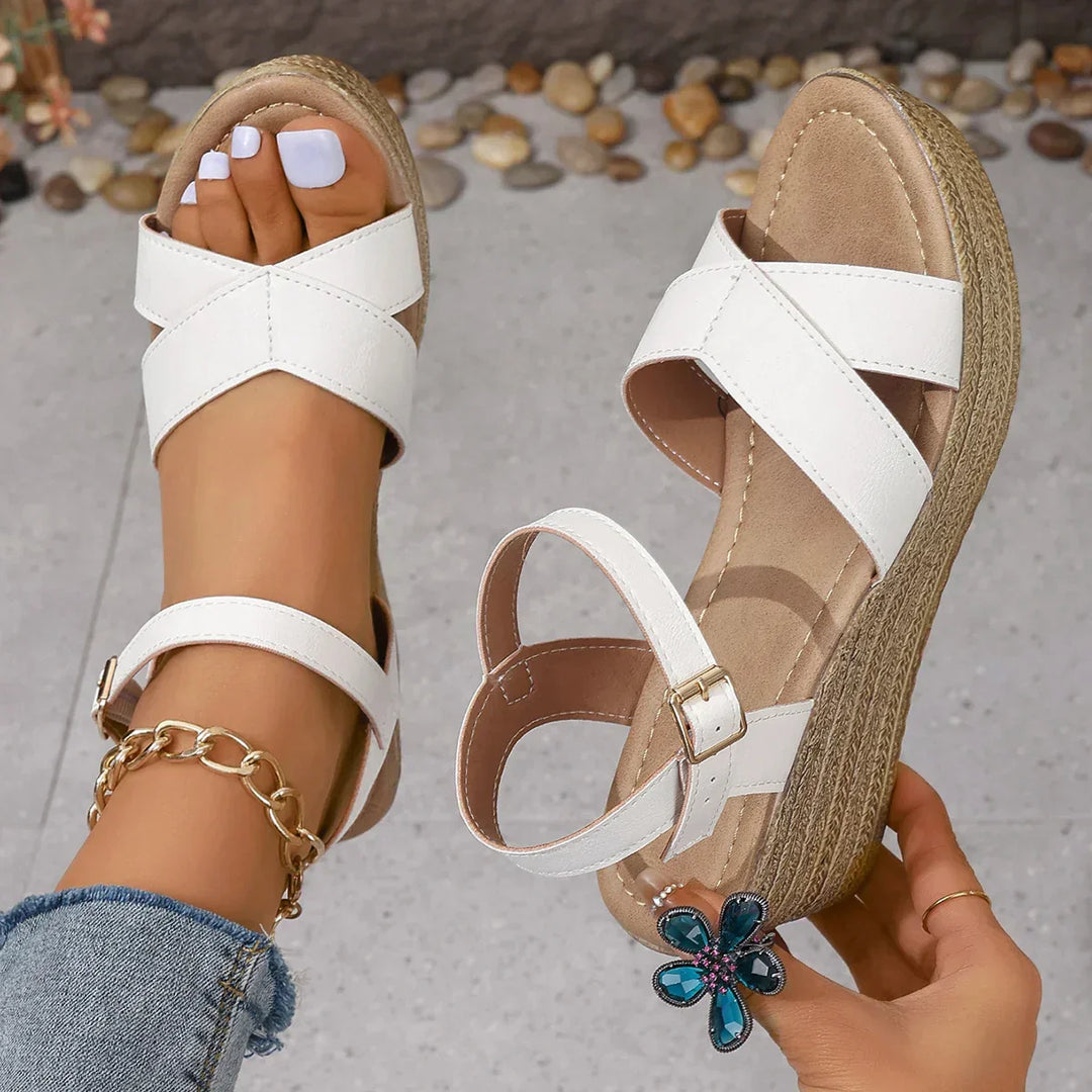Daphnie™ - Stilvolle Sandali con zeppa