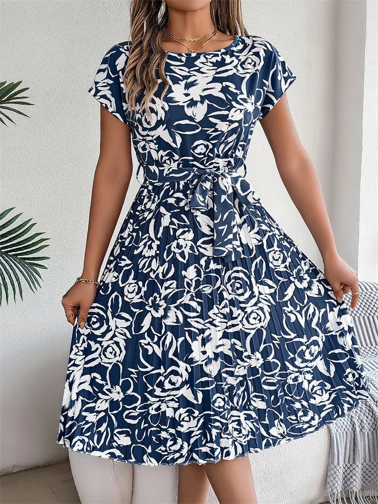 Amal | Modisches Kleid mit Blumenprint