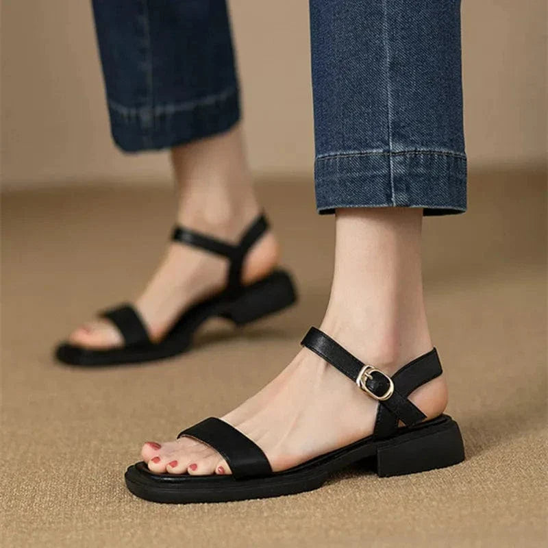 Clara Blockabsatz-Sandalen