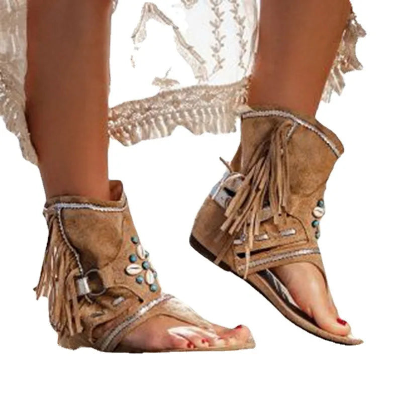 Hera™ - Fringed Boho Sandals