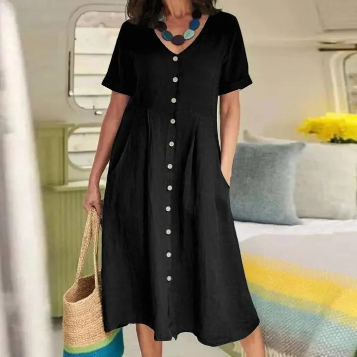 Cavell™ – Sommerliches Knopfkleid mit Eleganz