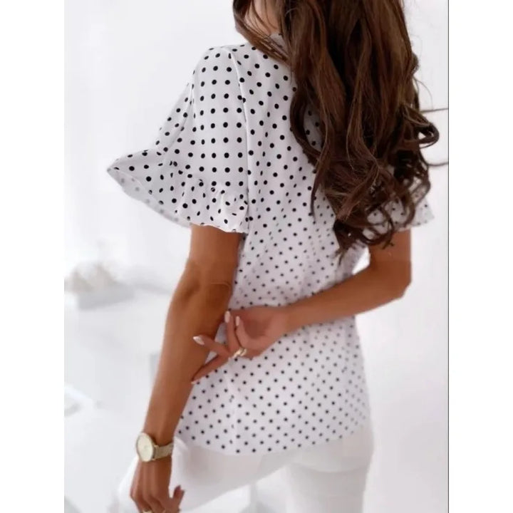 Velia | Stilvolle Bluse mit Polka-Dot-Design