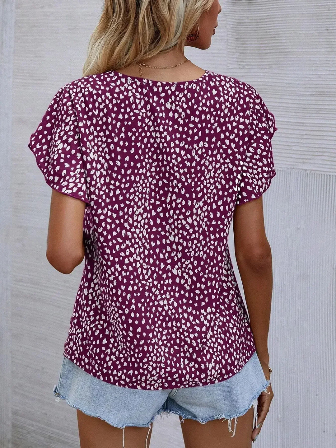 Cassidy | Elegante Bluse mit modernem abstraktem Muster