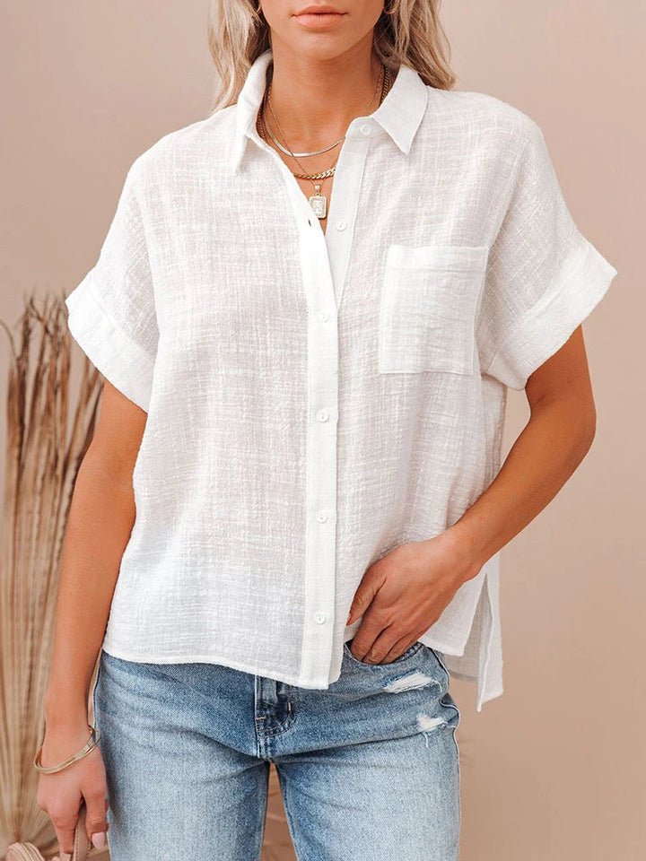 Lindy | Zeitlose Leinenbluse