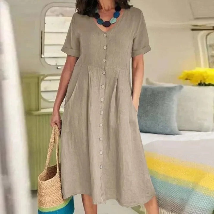 Cavell™ – Sommerliches Knopfkleid mit Eleganz