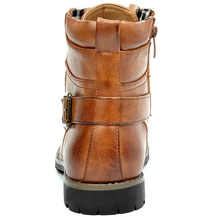 Phoenix | Leather Lace-Up Ankle Boots