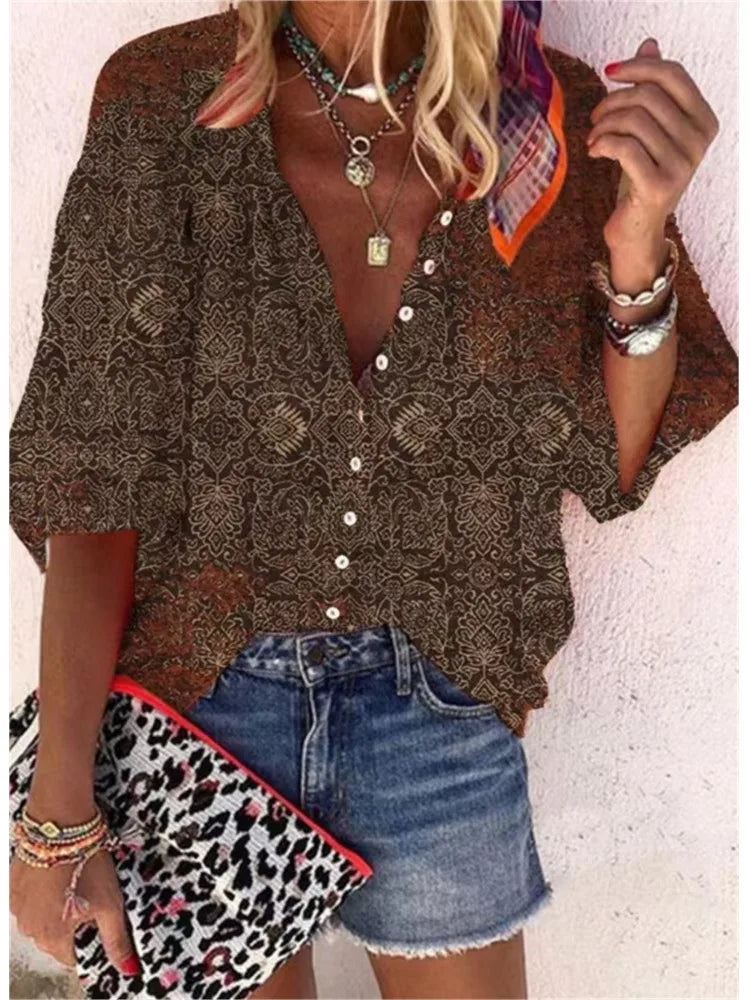 Carly | Luftige Elegante Boho-Bluse" could be rewritten as "Carly | Leichte, Elegante Boho-Bluse" or "Carly | Fließende Elegante Boho-Bluse.