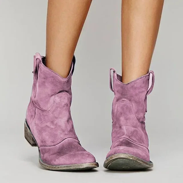 Olesya™ | Rustikale Ankle Boots