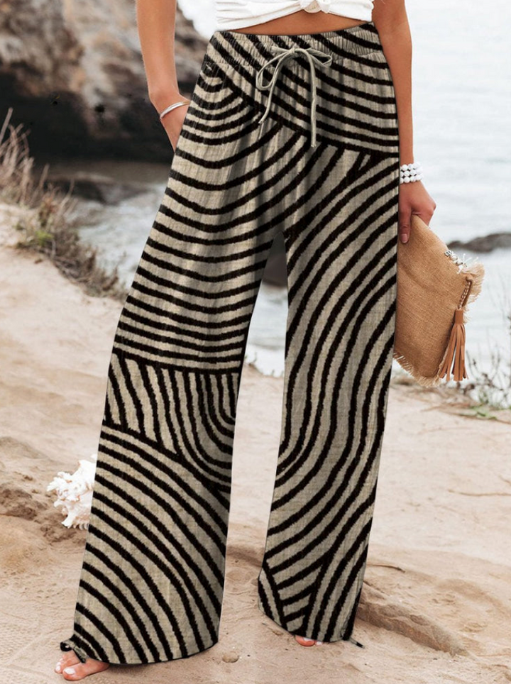 Olivia | Fantasie Streifen Hose