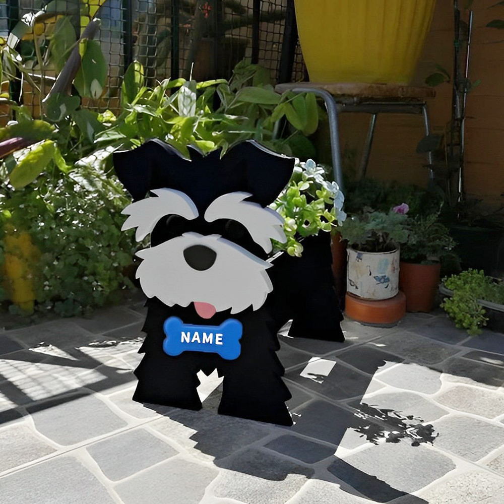 Schnauzer Pflanztopf