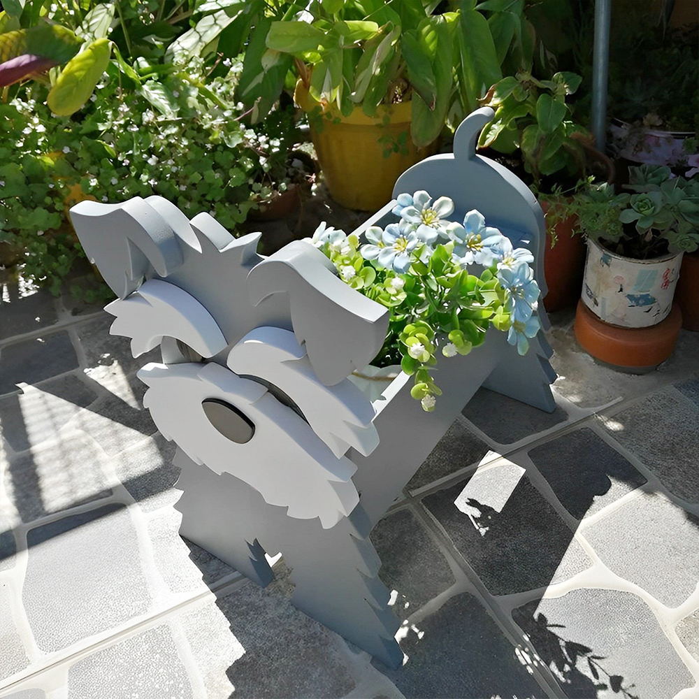 Schnauzer Pflanztopf