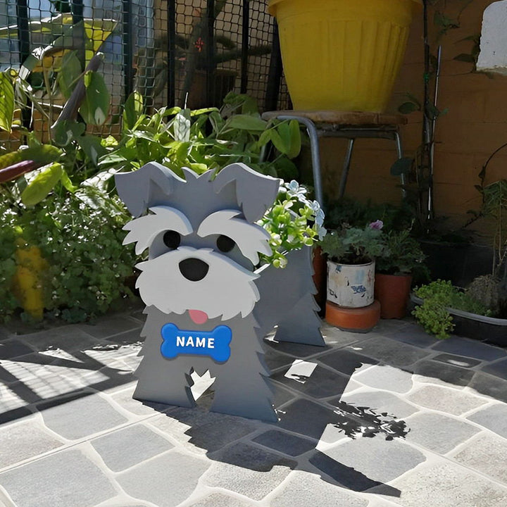 Schnauzer Pflanztopf