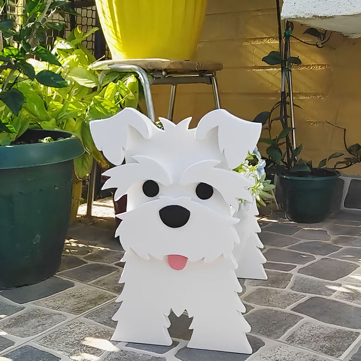 Schnauzer Pflanztopf