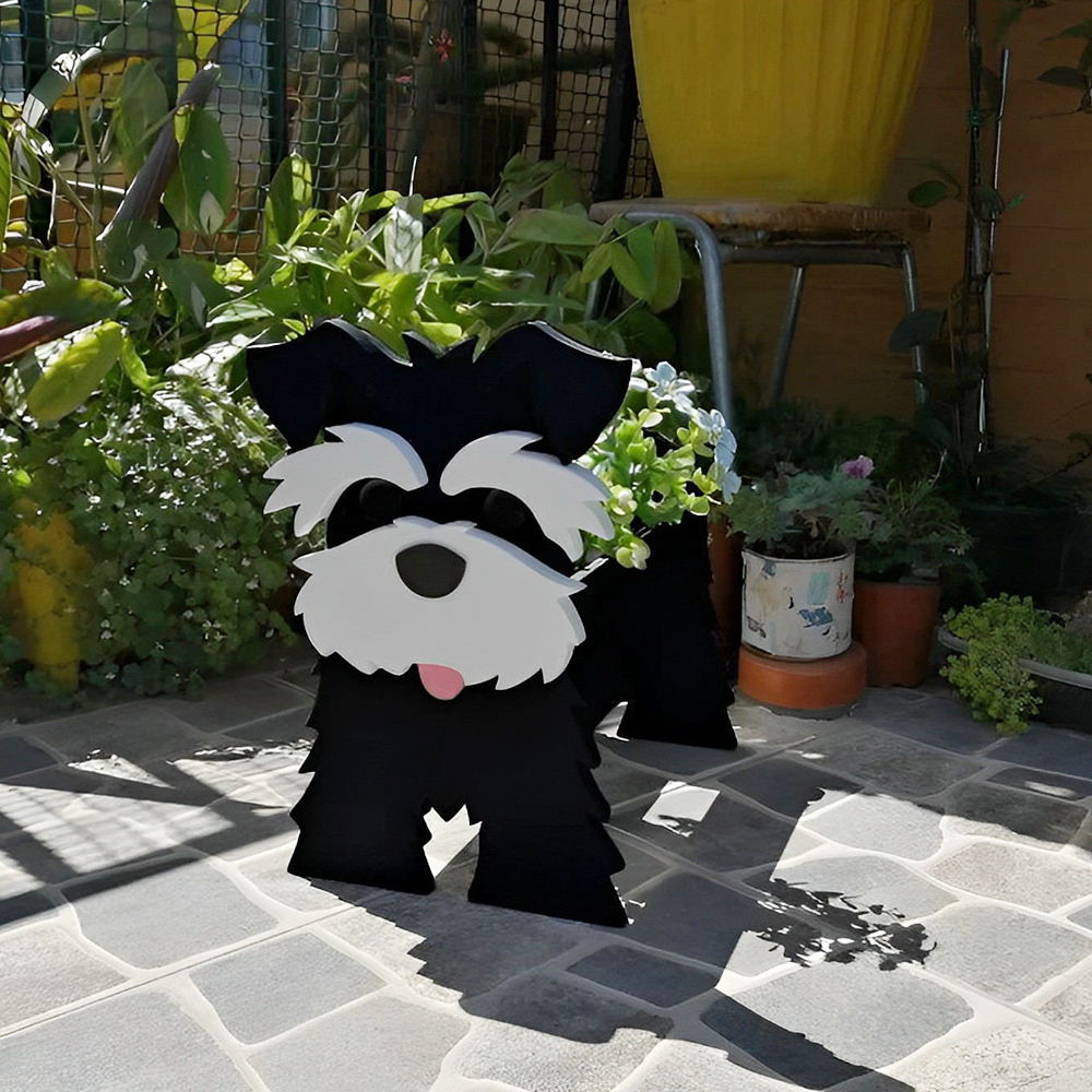 Schnauzer Pflanztopf