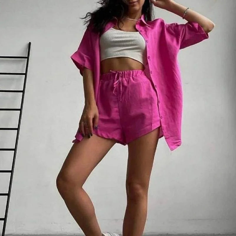 Ellen │ Weiche Baumwoll-Pyjama-Set