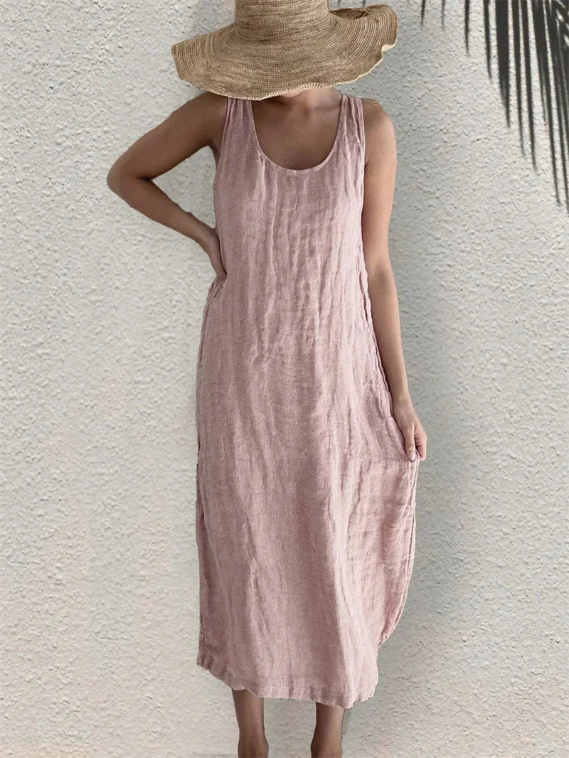 Cavell™ – Sommerkleid im Leinenlook