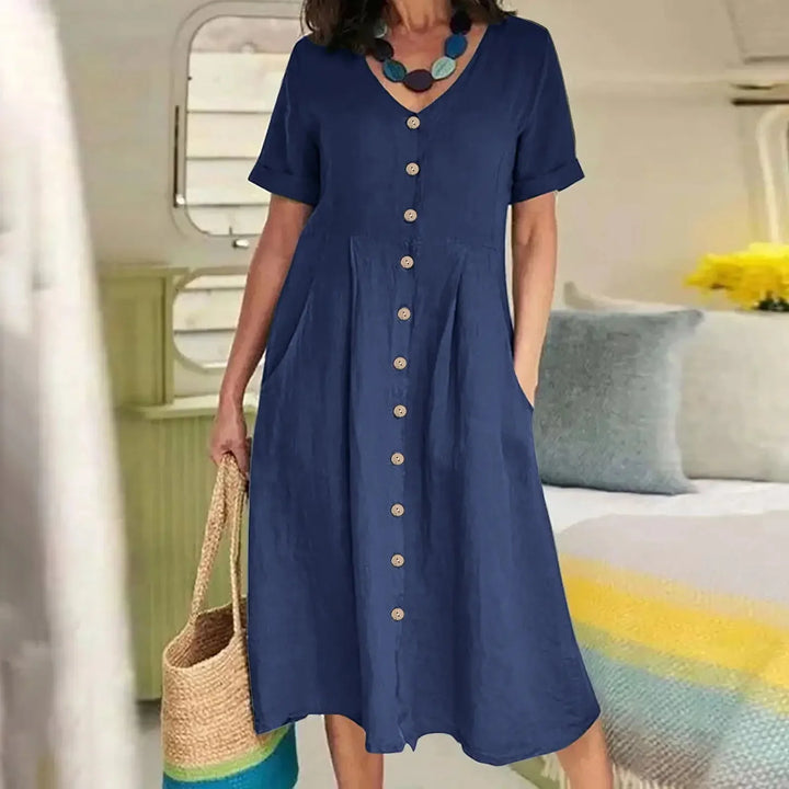 Cavell™ – Sommerliches Knopfkleid mit Eleganz