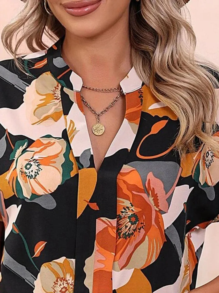 Loraine | Farbenfrohe Bluse mit verspieltem Muster