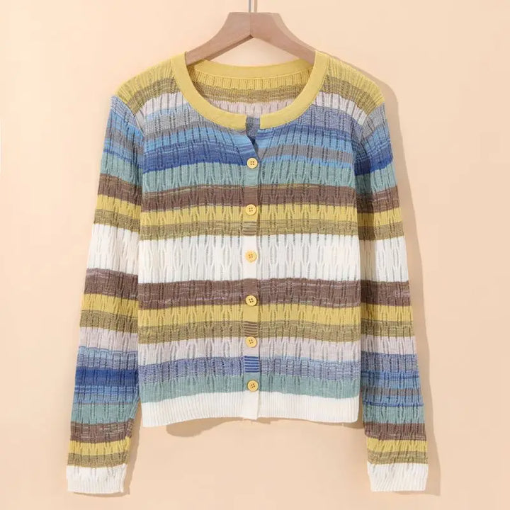 Myrna | Vintage-inspiriertes gestreiftes Weste