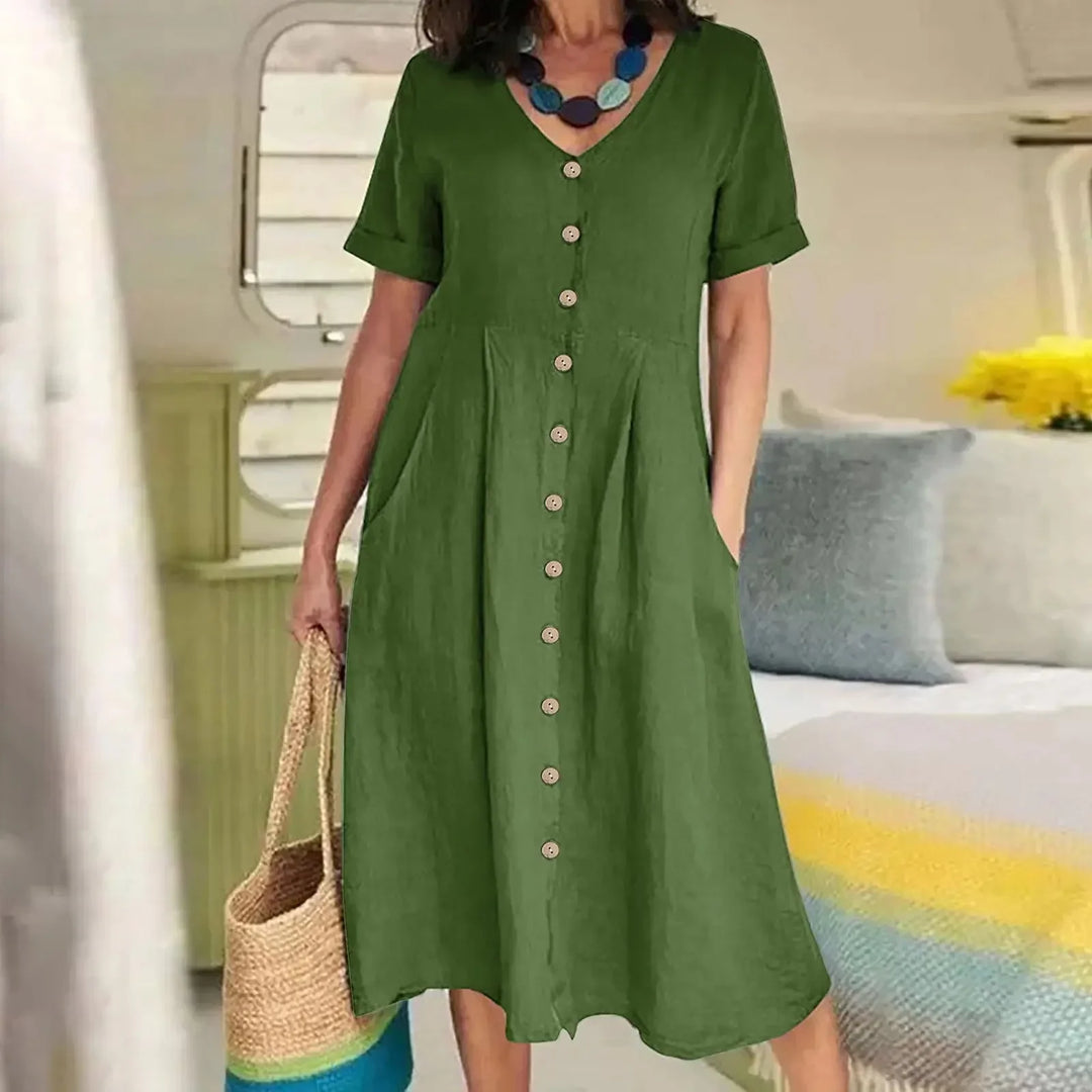 Cavell™ – Sommerliches Knopfkleid mit Eleganz