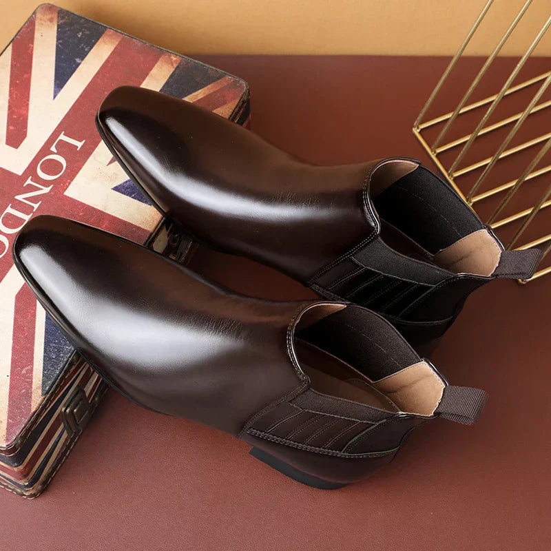 Peyton | Faux Leather Ankle Boots