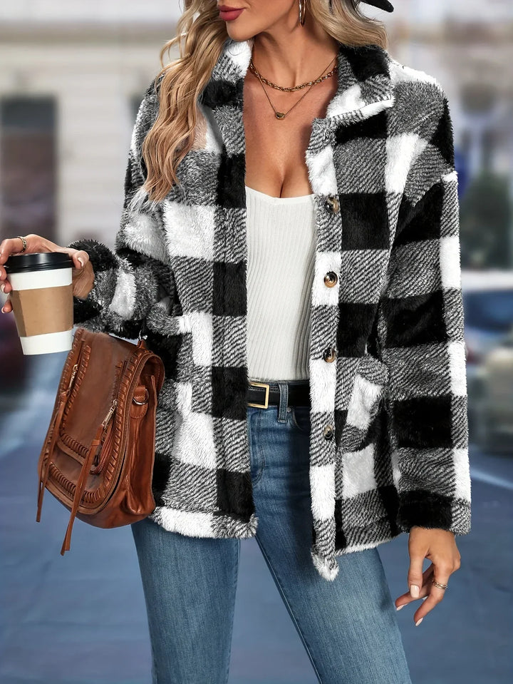Carla | Lässige kariertes Jacke
