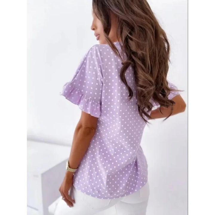 Velia | Stilvolle Bluse mit Polka-Dot-Design