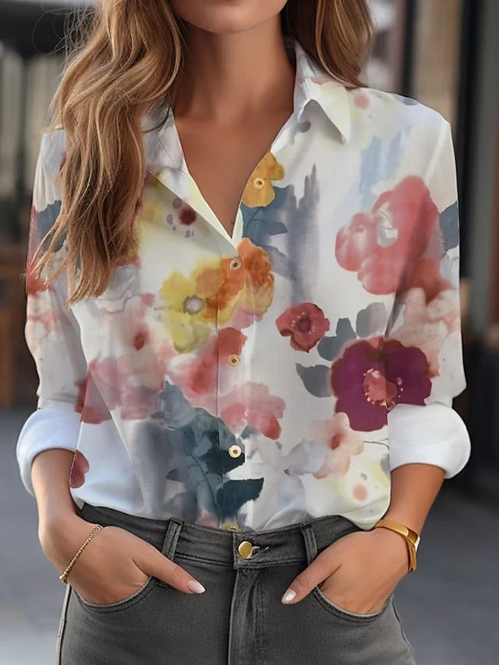 Regine | Elegante Bluse im floralen Design