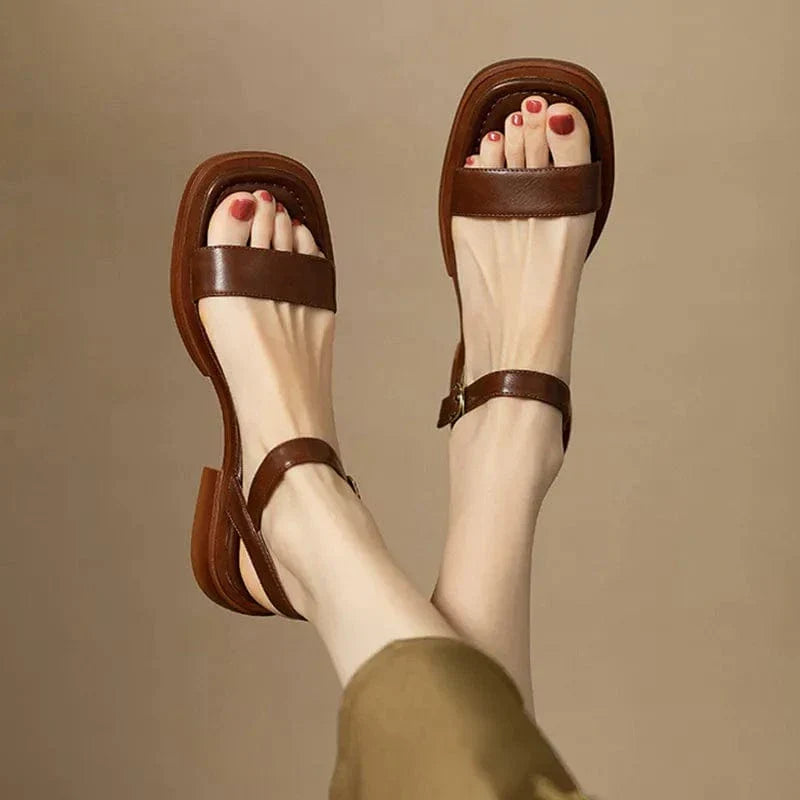 Clara Blockabsatz-Sandalen