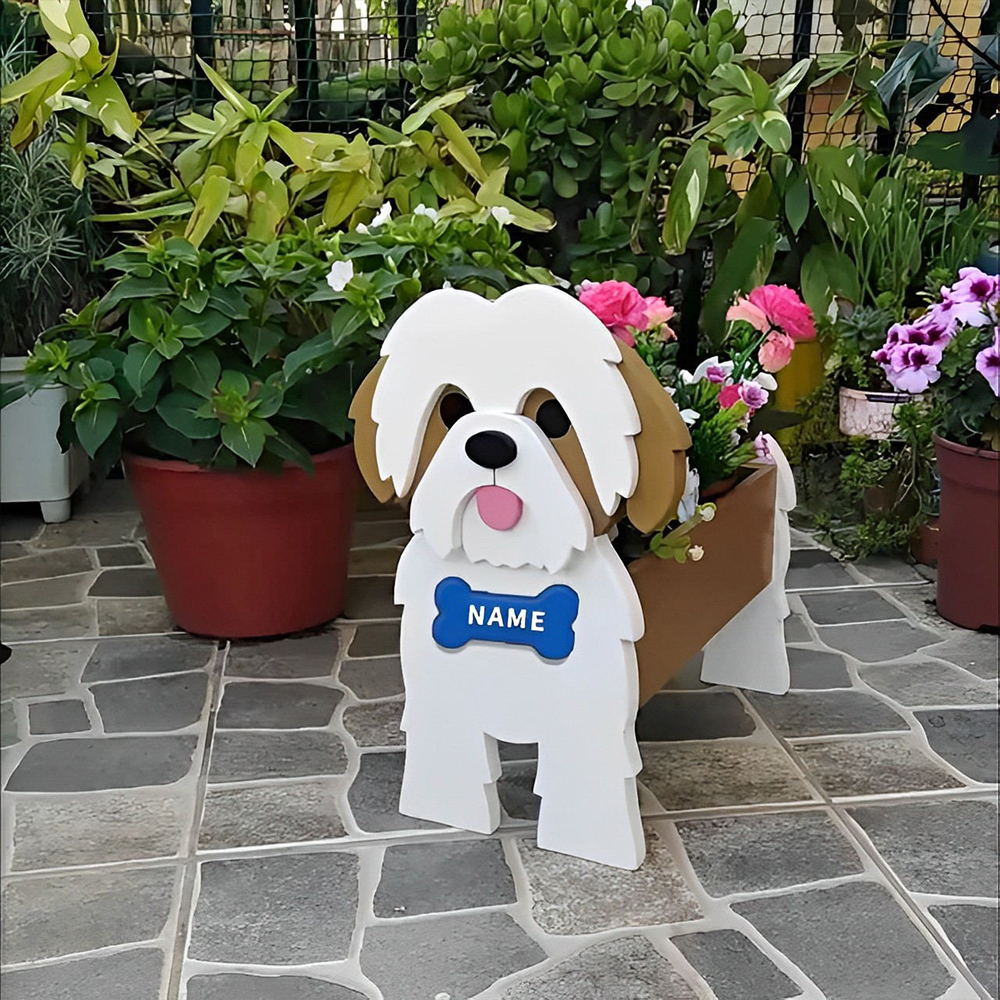 Shih Tzu Pflanztopf