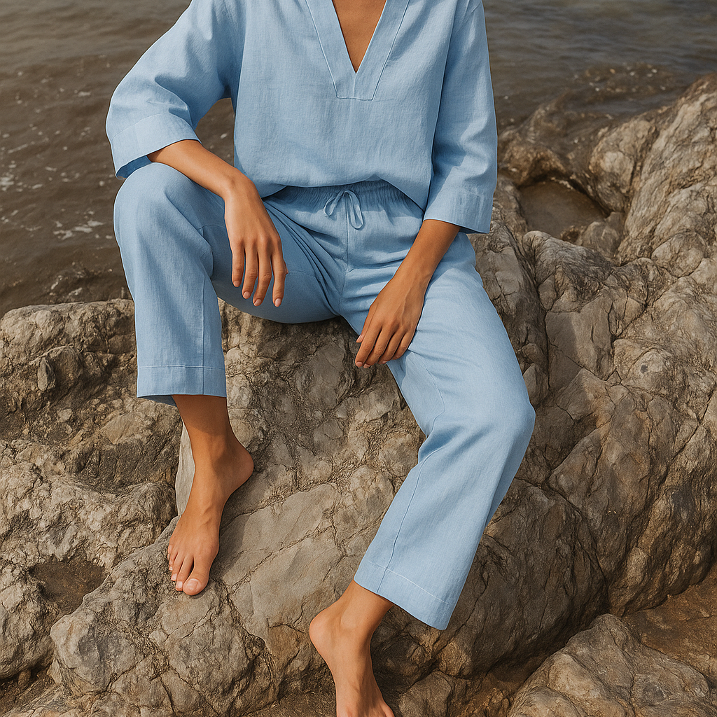 Eloise | Sommerhose aus Leinen