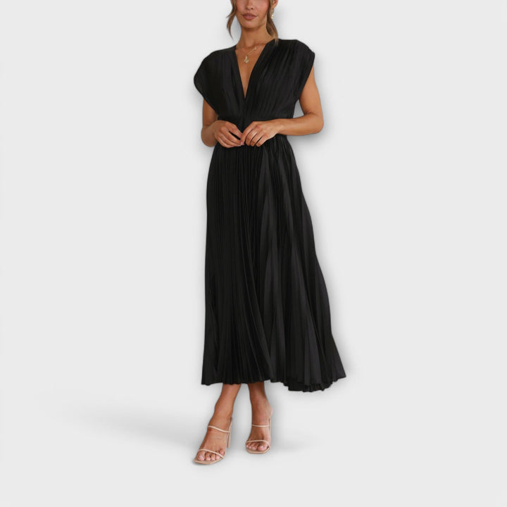 Maria - Elegantes Plissee-Kleid