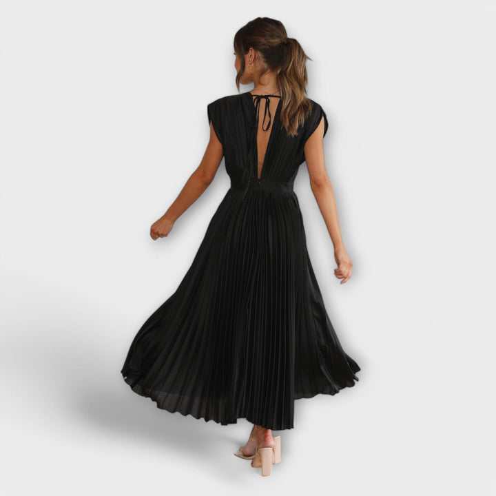 Maria - Elegantes Plissee-Kleid