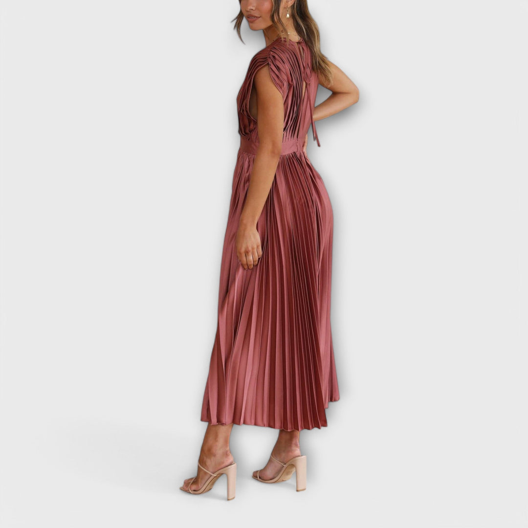Maria - Elegantes Plissee-Kleid