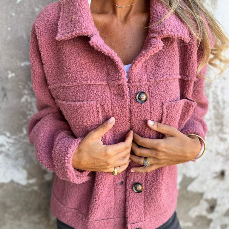 Annie | Modische Jacke aus kuscheligem Material